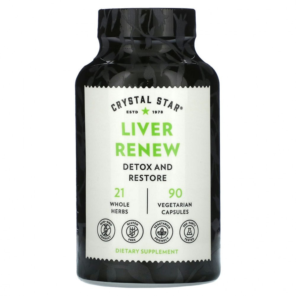 ������ ������ Crystal Star, Liver Renew, 90 �������������� ������  IHerb (������) ����