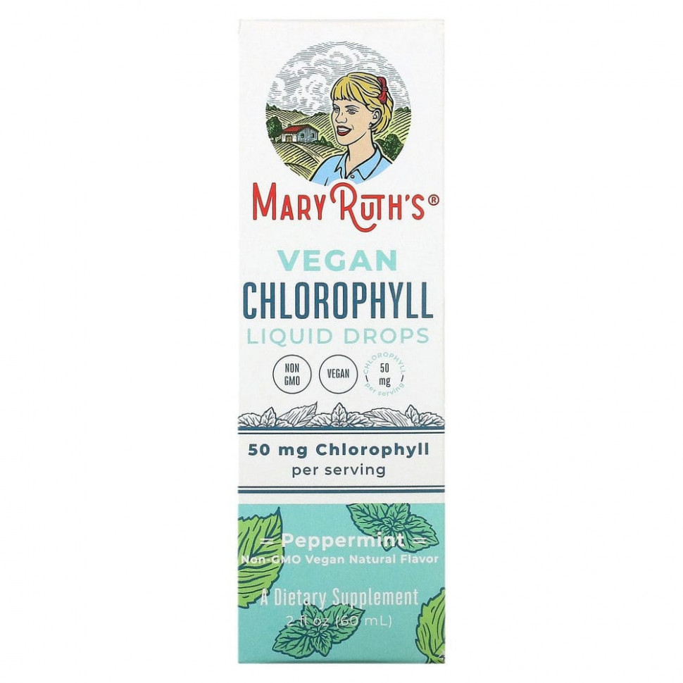  MaryRuth Organics, Vegan Chlorophyll Liquid Drops,  , 16,6 , 60  (2 . )    -     , -, 