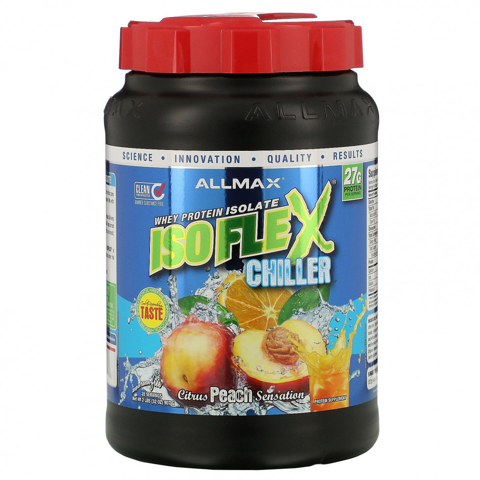  ALLMAX Nutrition, Isoflex Chiller,  100%-    (  ,  ), - , 2  (907 )    -     , -, 