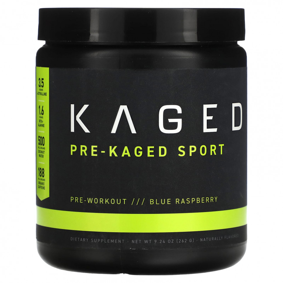 ������ ������ Kaged, Pre-Kaged, Sport Pre-Workout, ������� ������, 262 � (9,24 �����)  IHerb (������) ����