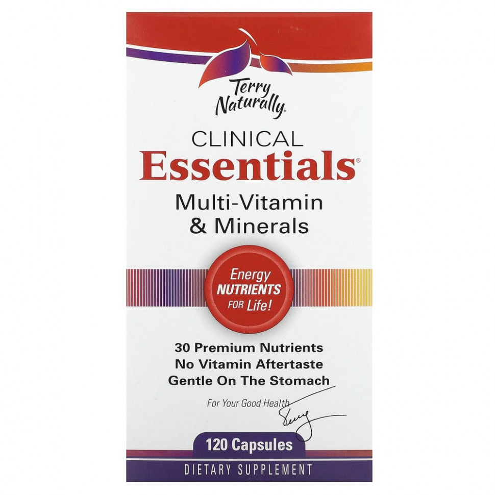 ������ ������ Terry Naturally, Clinical Essentials, �������������� � ��������, 120 ������  IHerb (������) ����