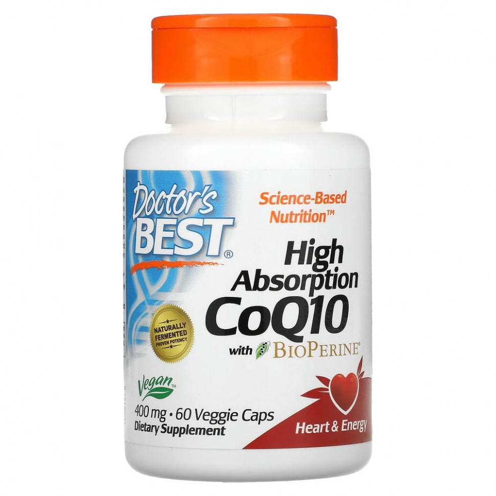  Doctor's Best,  Q10    ,  BioPerine, 400 , 60      -     , -, 