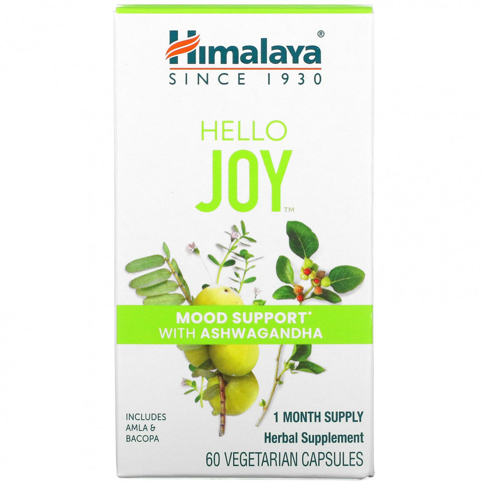 ������ ������ Himalaya, Hello Joy, ��������� ���������� � ����������, 60 �������������� ������  IHerb (������) ����