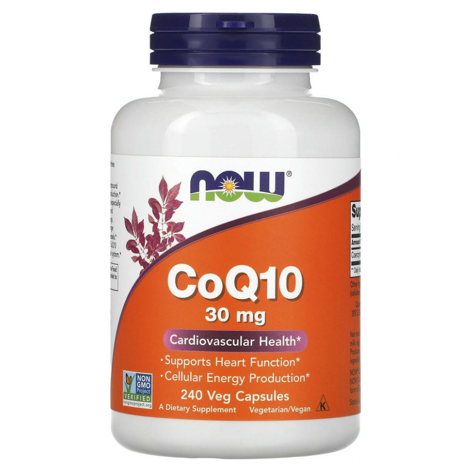  NOW Foods, CoQ10, 30 , 240      -     , -, 