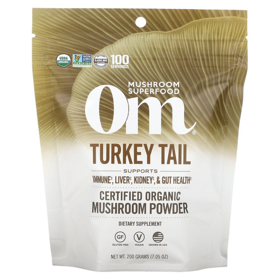  Om Mushrooms, Turkey Tail,    , 200  (7,05 )    -     , -, 