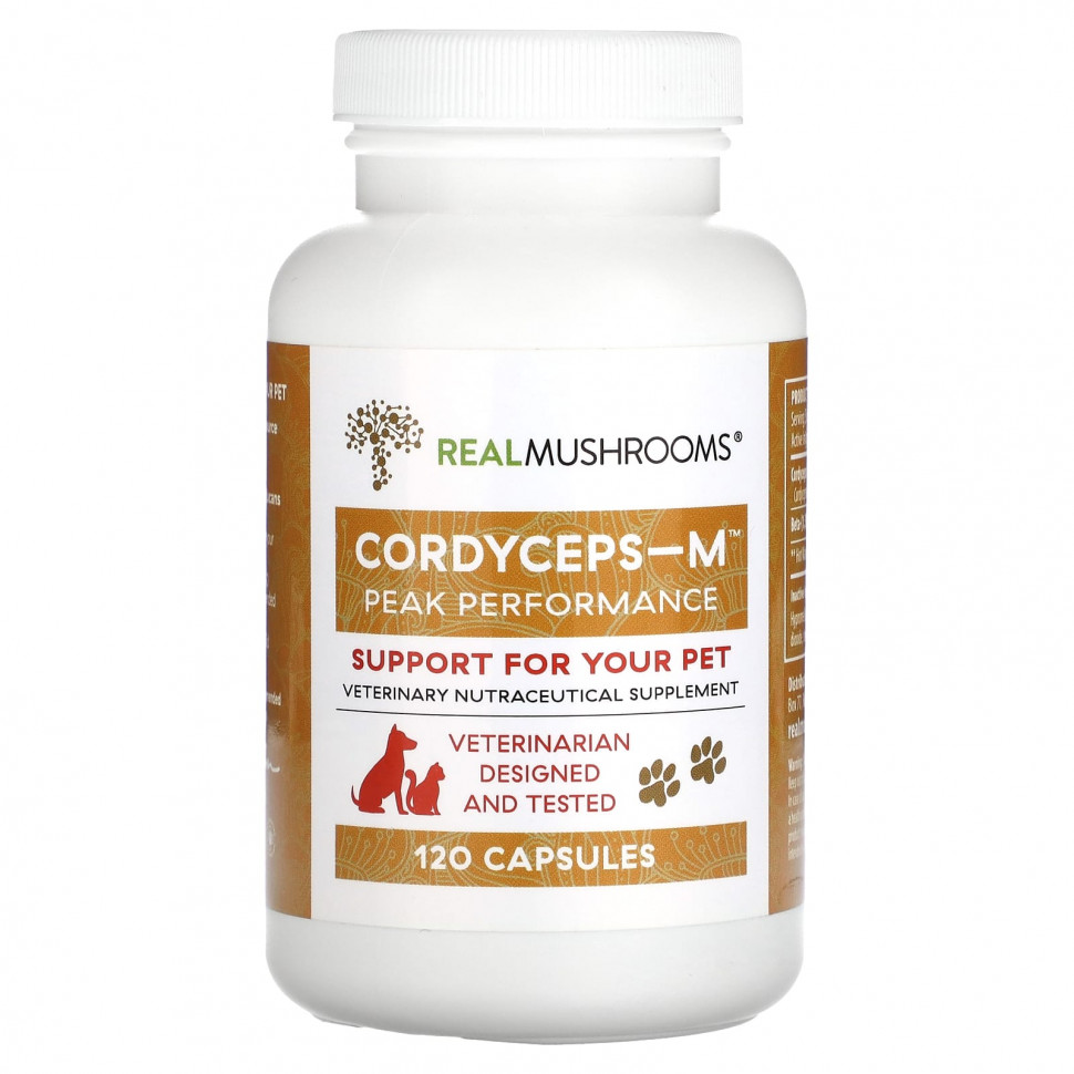  Real Mushrooms, Cordyceps-M,    , 120     -     , -, 