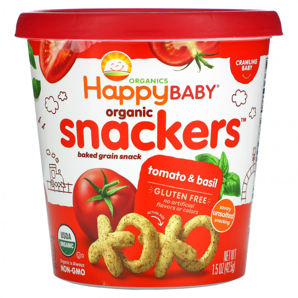  Happy Family Organics, Organic Snackers,   , 42,5  (1,5 )    -     , -, 