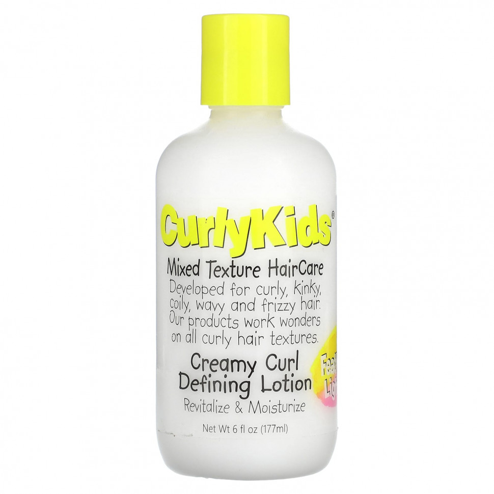 ������ ������ CurlyKids, Creamy Curl Defining Lotion, ������ ����, 177 �� (6 ����. �����)  IHerb (������) ����