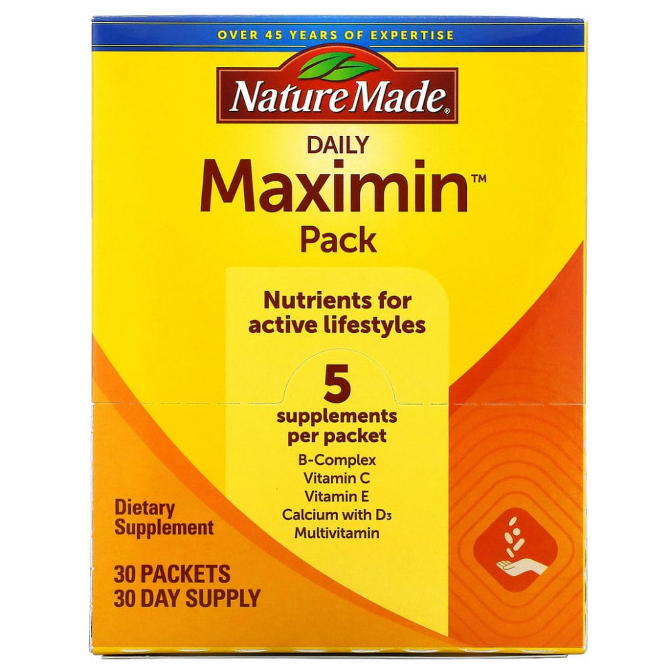 ������ ������ Nature Made, Daily Maximin Pack, �������������� � ��������, 6 ������� � ������, 30 �������  IHerb (������) ����