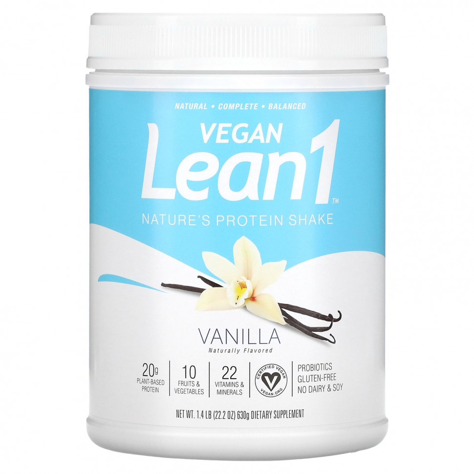 ������ ������ Lean1, Nature's Protein Shake, ������, 630 � (1,4 �����)  IHerb (������) ����