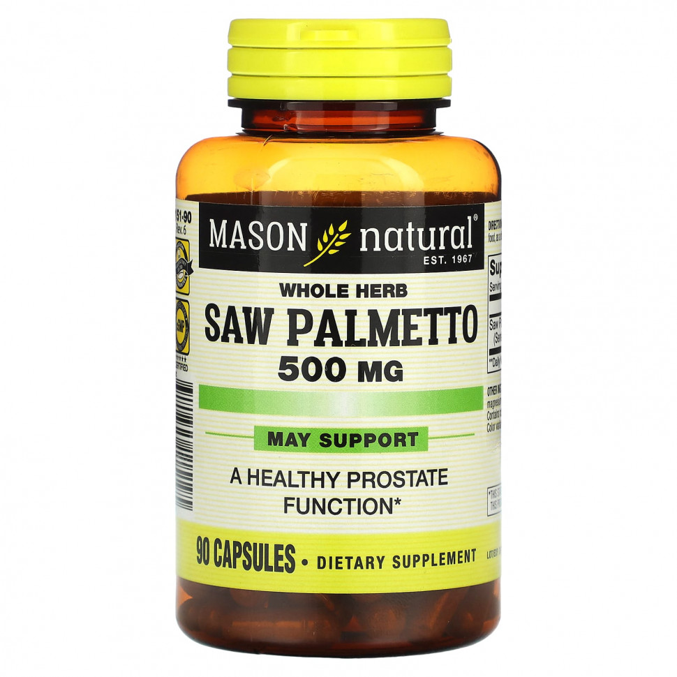 ������ ������ Mason Natural, ������� ����� �������, 500 ��, 90 ������  IHerb (������) ����