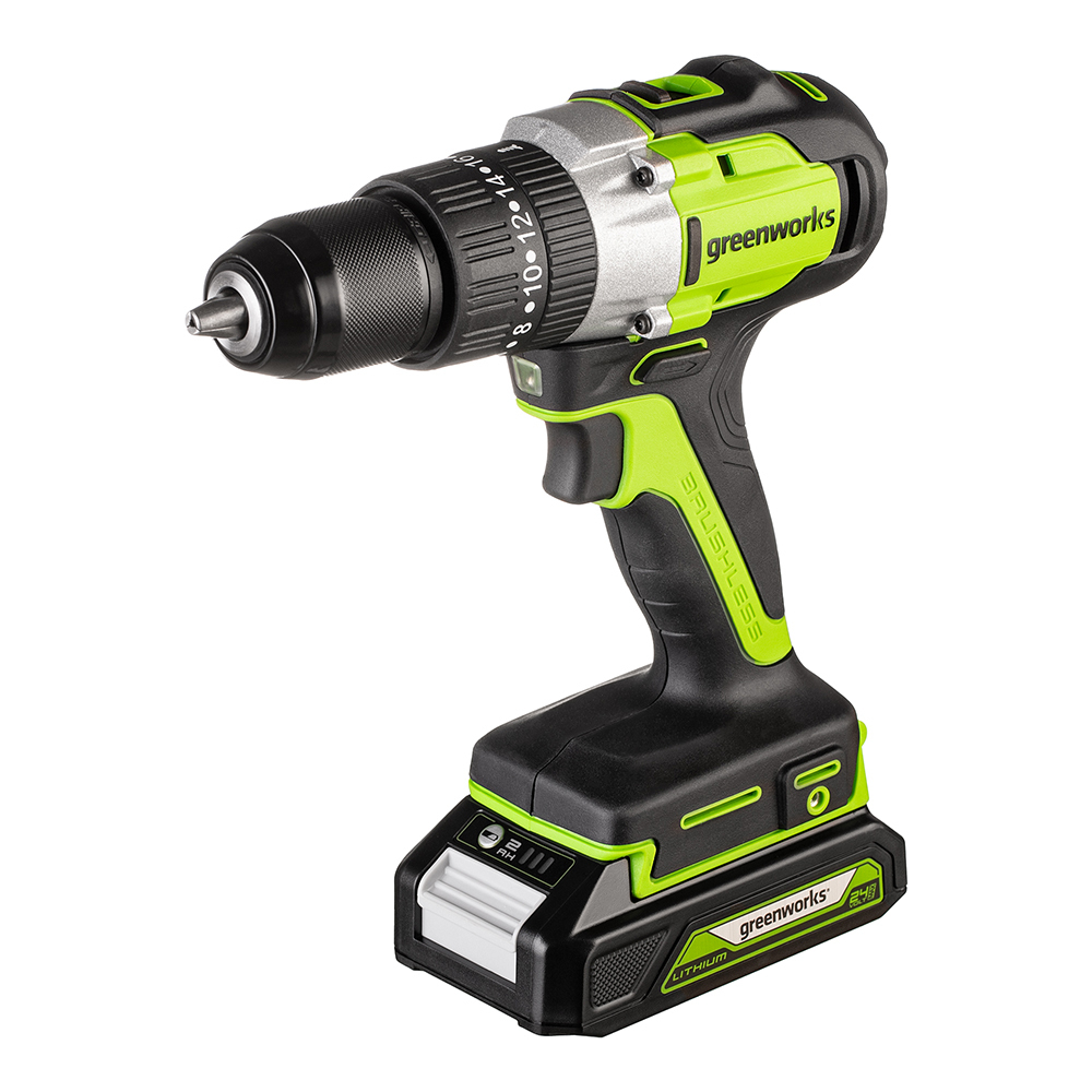 ������ ������ �����-���������� ������� �������������� ����������� Greenworks GD24DD60 24 � 2 �� Li-Ion 1 ��� � �� (3704107UA)   ����