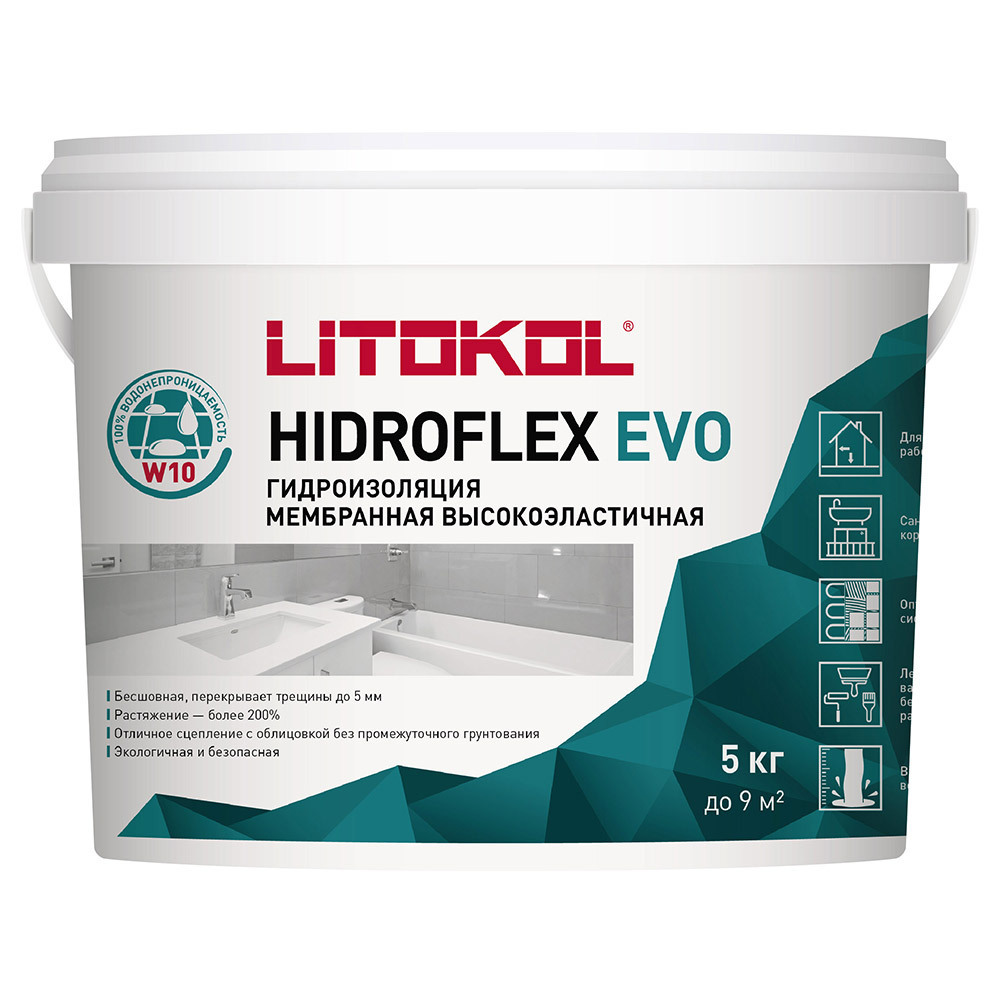 ������ ������ ������������� ���������� Litokol Hidroflex 5 ��   ����