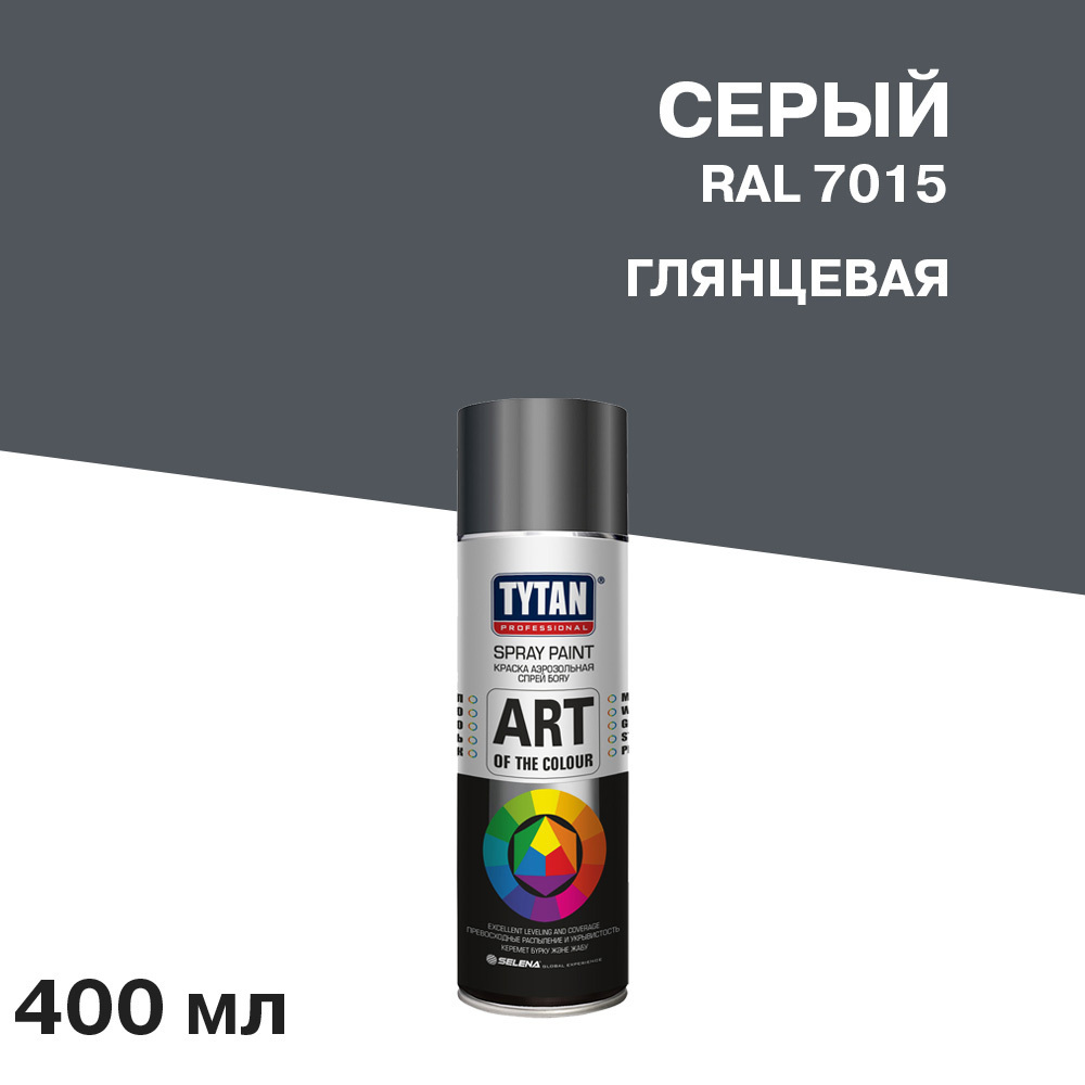������ ������ ������ ����������� Tytan Professional Art Of The Colour ����� ��������� RAL 7015 400 �� (93724)   ����