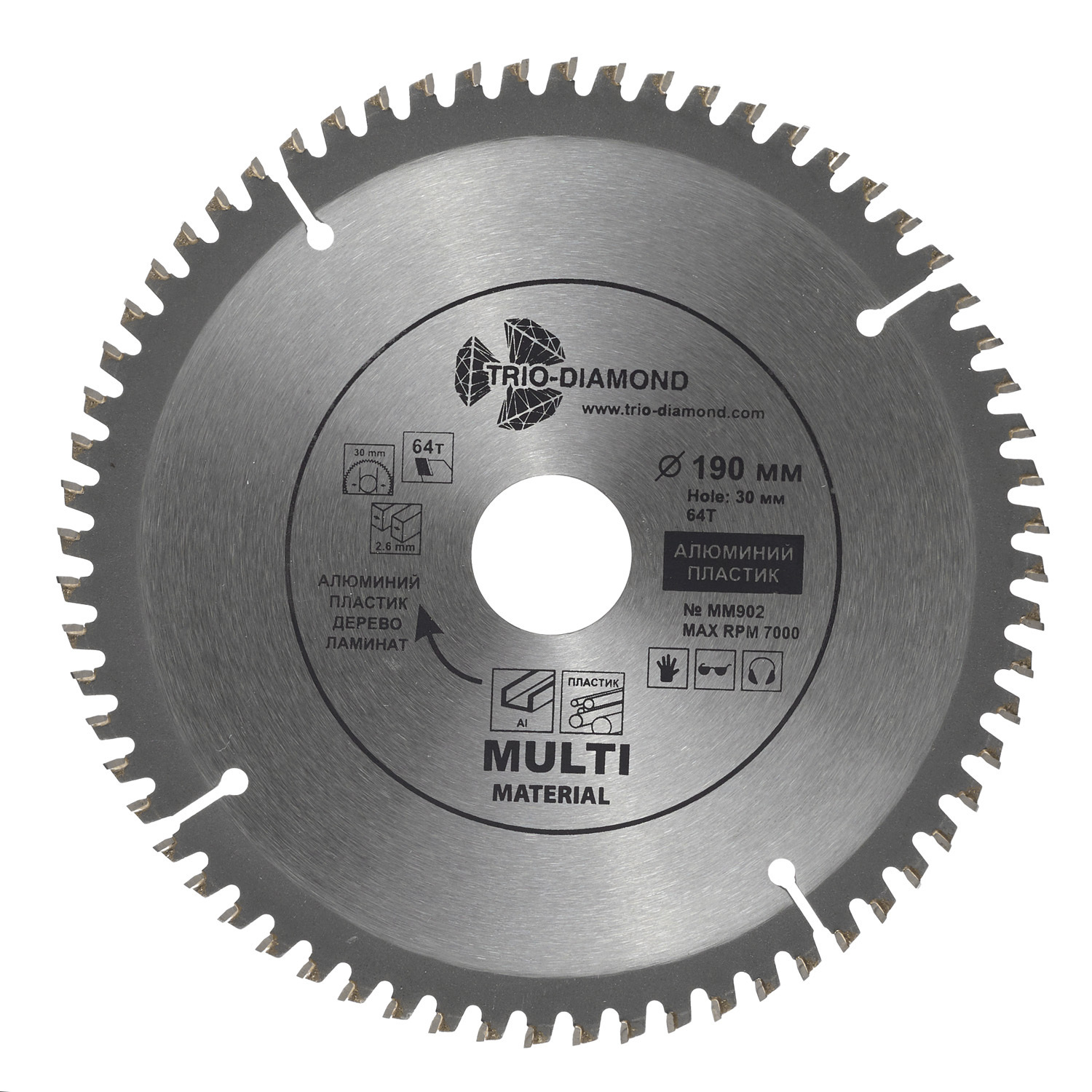 ������ ������ ���� ������� ������������� Trio-Diamond 190�30�1,8 �� 64 ���� (MM902)   ����