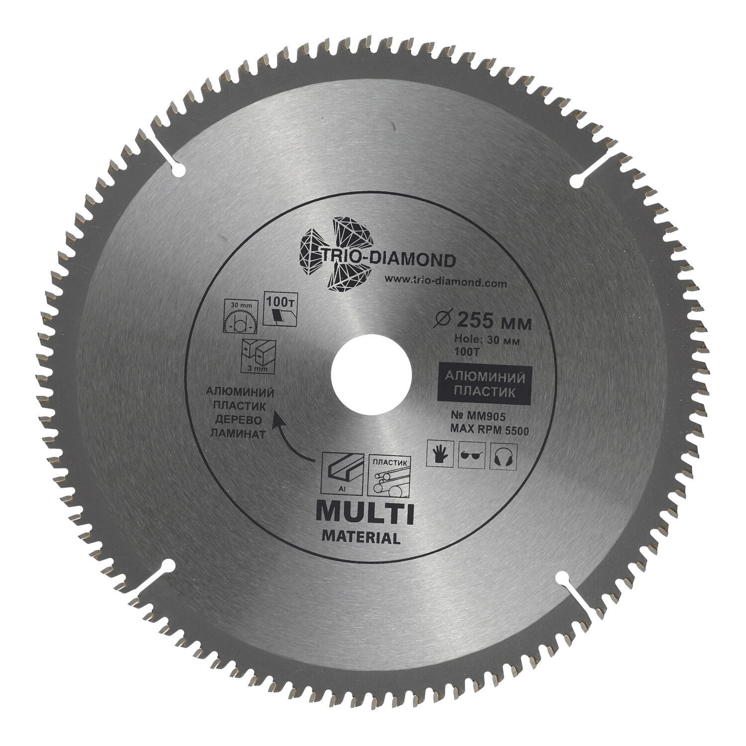 ������ ������ ���� ������� ������������� Trio-Diamond 255�30�2,2 �� 100 ������ (MM905)   ����