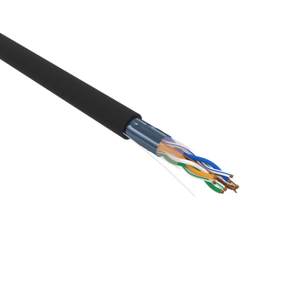 ������ ������ ��������-������ (����� ����) F/UTP CAT5e 4�2�0,48 �� �������������� CU PE Proconnect ������   ����