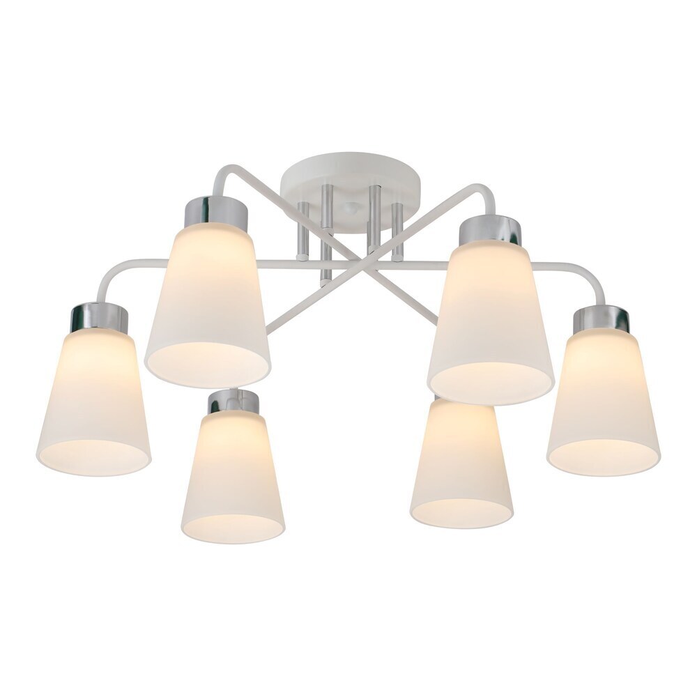 ������ ������ ������ ���������� Schaffner Fattore E27 240 �� 20 ��.� (4555-6 WH-CR)   ����