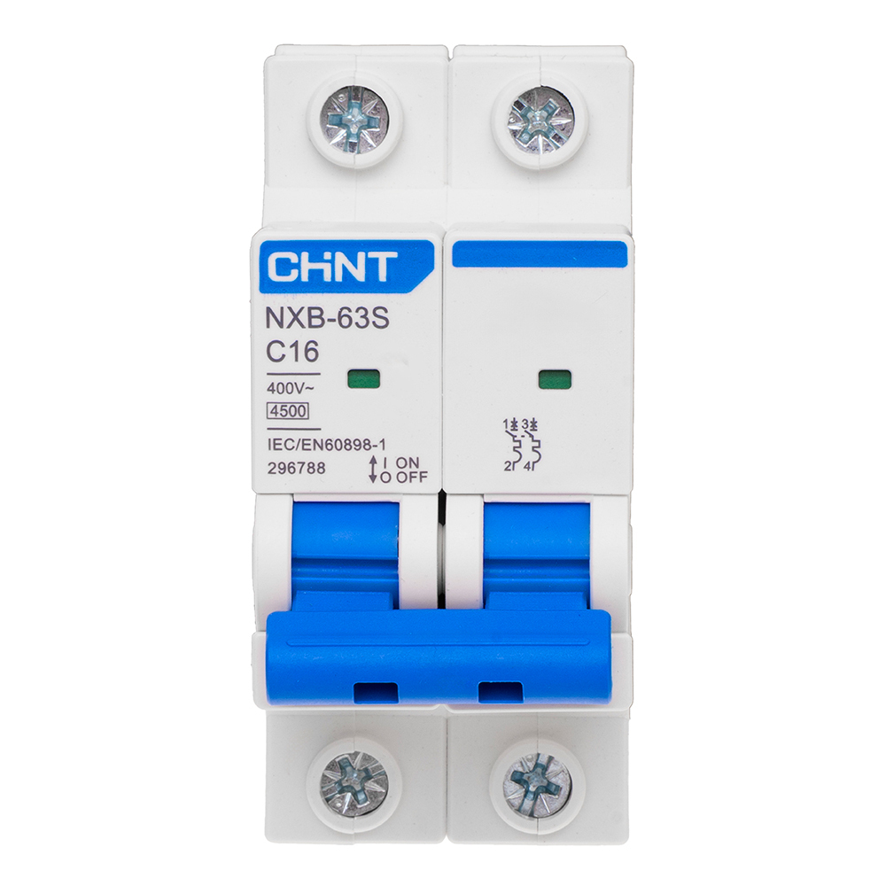 ������ ������ �������������� ����������� ��������� Chint NXB-63S 2P 16� ��� C 4,5 �� 400 � (296788 Chint)   ����