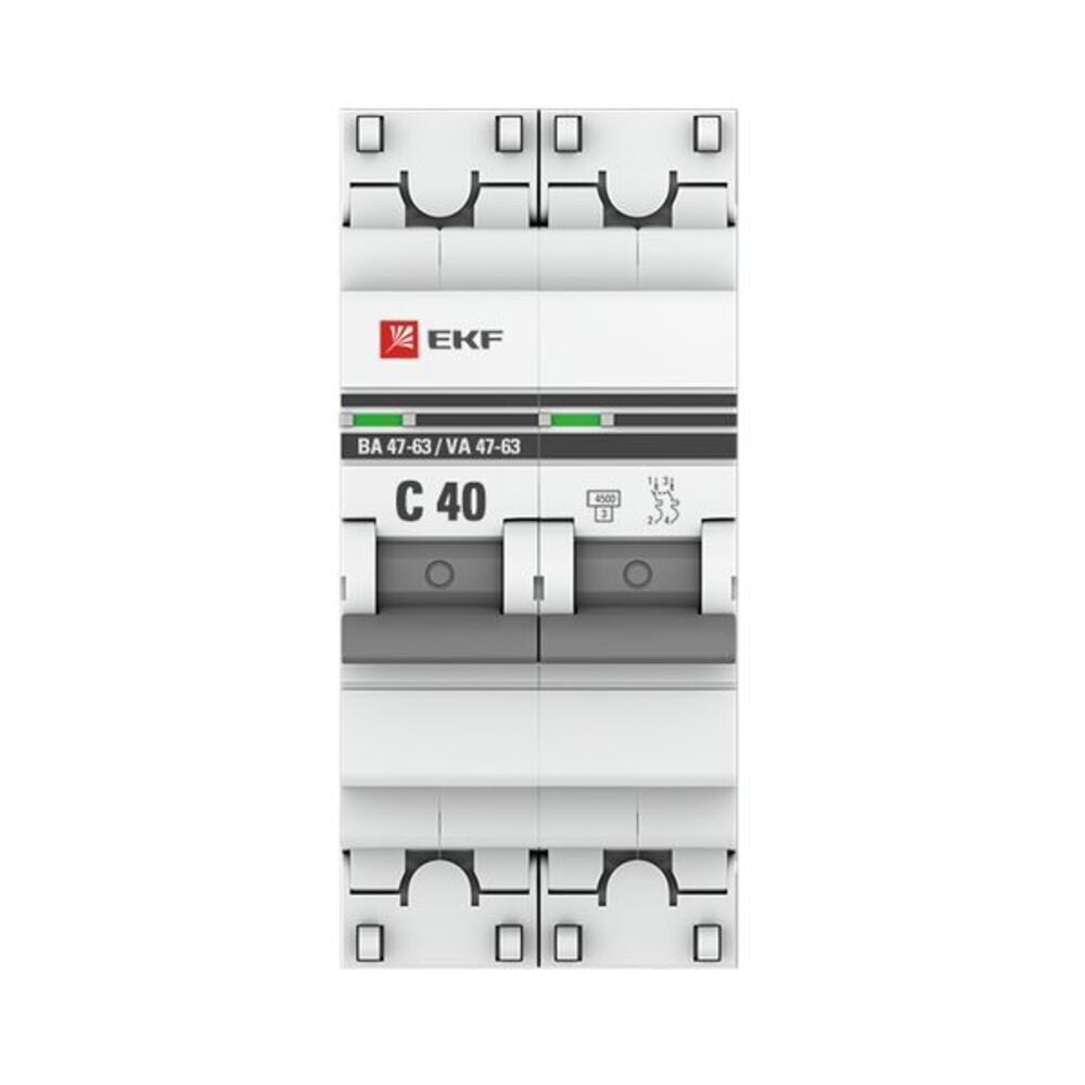 ������ ������ �������������� ����������� ��������� EKF PROxima �� 47-63N 2P 40� ��� C 4,5 �� 230 � (M634240C)   ����