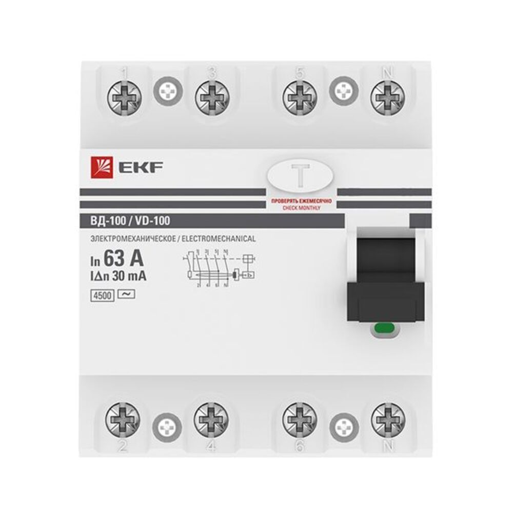 ������ ������ ��� EKF PROxima ��-100N 63� 4P ��� AC 30 �� 6 �� (E1046M6330)   ����