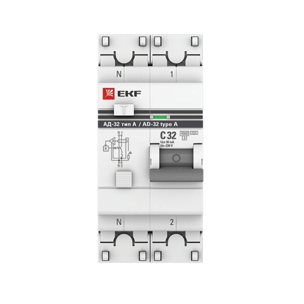 ������ ������ ������� ���������������� EKF PROxima ����-63N 32� 1P+N ��� A 30 �� 6 �� (D63N26EA32C30)   ����