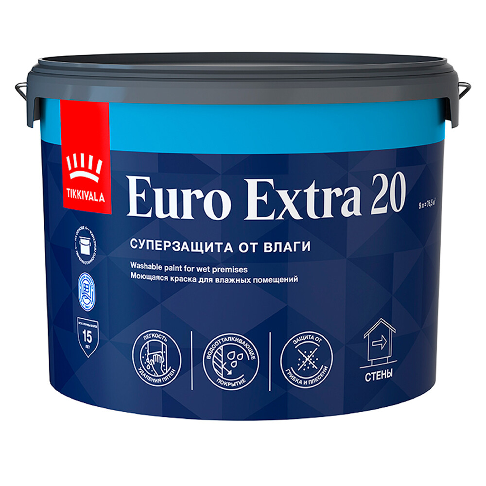 ������ ������ ������ �������� Tikkurila/Tikkivala Euro Extra 20 ���� � ����� 9 �   ����