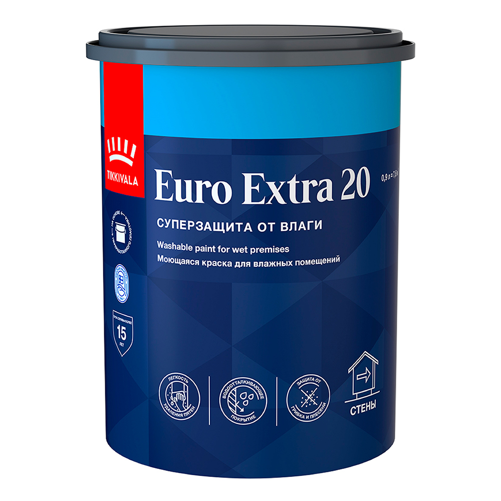 ������ ������ ������ �������� Tikkurila/Tikkivala Euro Extra 20 ���� � ���������� 0,9 �   ����