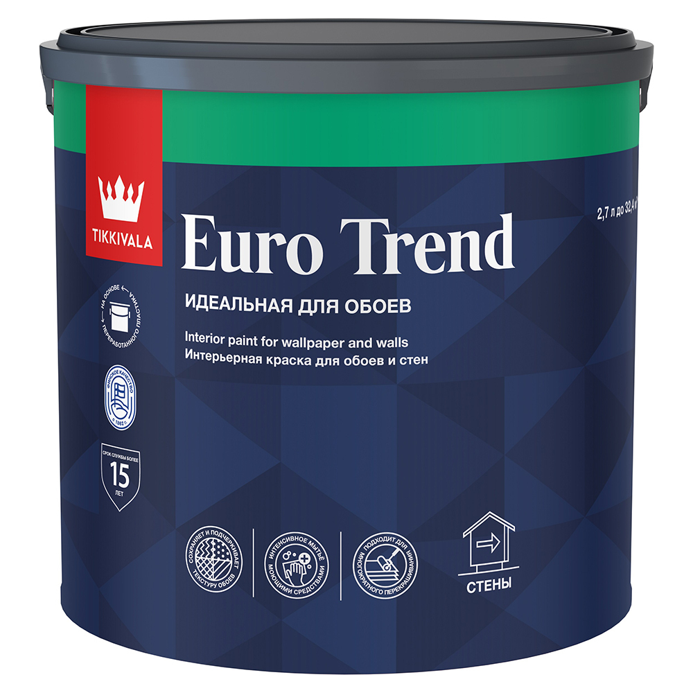 ������ ������ ������ �������� Tikkurila/Tikkivala Euro Trend ���� A ����� 2,7 �   ����