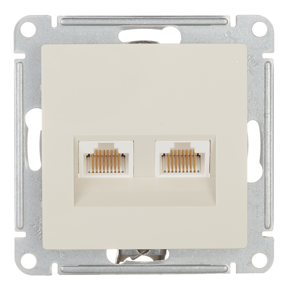������ ������ ������� ������������ Systeme Electric AtlasDesign ������������ ������� 2�RJ45 (ATN000285)   ����