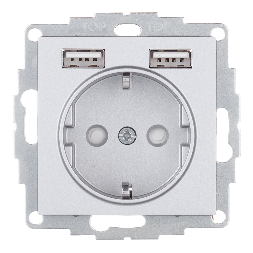 ������ ������ ������� Systeme Electric AtlasDesign ������������ �������� 2�USB-� (ATN000330)   ����