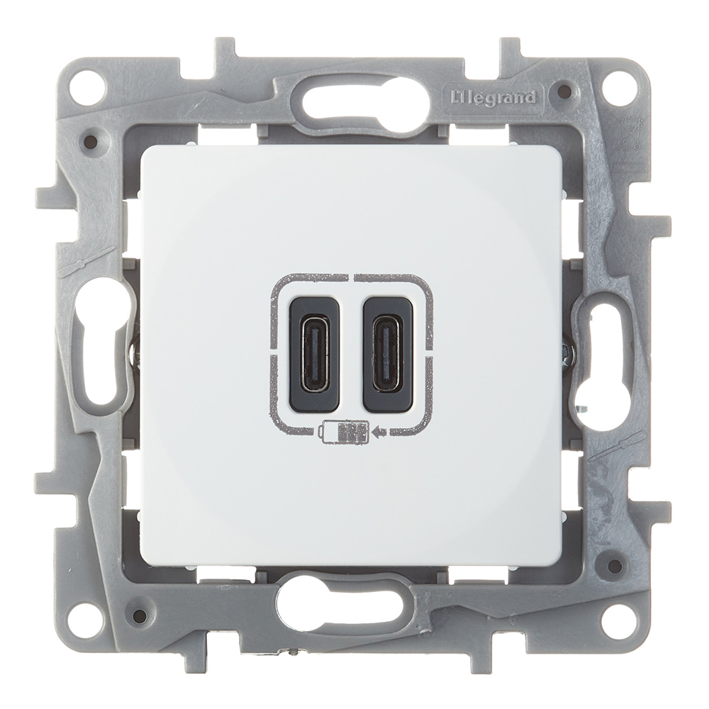 ������ ������ ������� USB Legrand Etika ������������ ����� 2�USB Type-C (672235)   ����