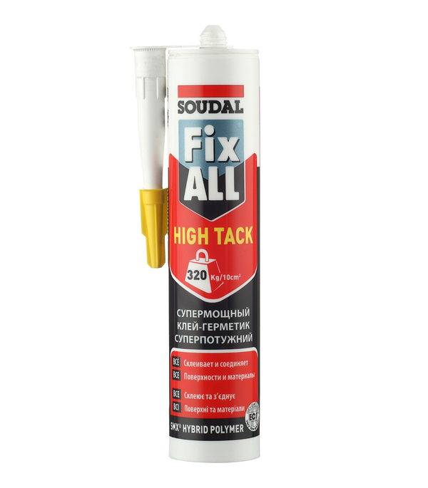 ������ ������ ����-�������� ��������� Soudal Fix All High Tack ����� 290 ��   ����