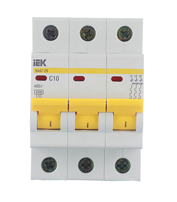 ������ ������ �������������� ����������� ��������� IEK Karat �� 47-29 3P 10� ��� C 4,5 �� 400 � (MVA20-3-010-C)   ����