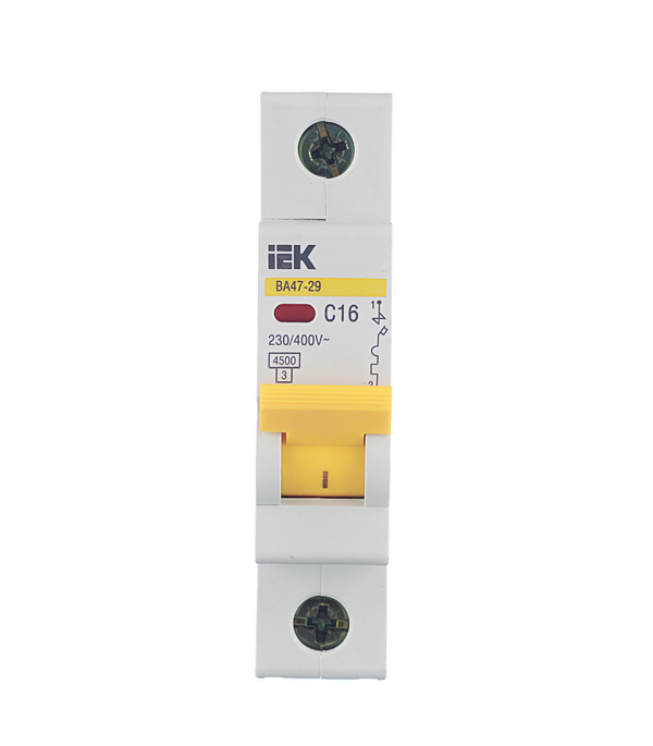 ������ ������ �������������� ����������� ��������� IEK Karat �� 47-29 1P 16� ��� C 4,5 �� 230/400 � (MVA20-1-016-C)   ����