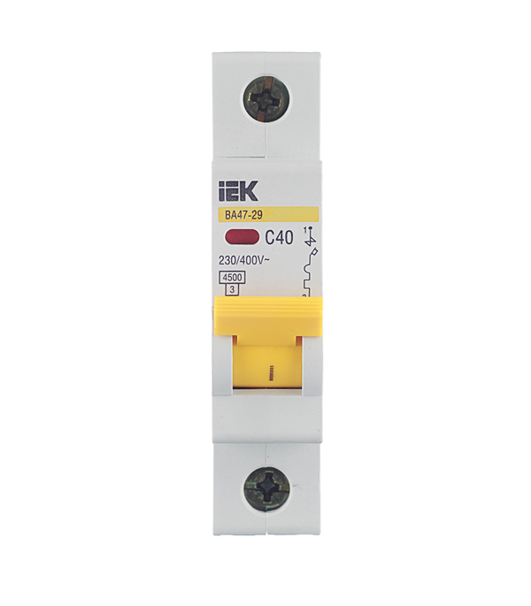������ ������ �������������� ����������� ��������� IEK Karat �� 47-29 1P 40� ��� C 4,5 �� 220 � (MVA20-1-040-C)   ����