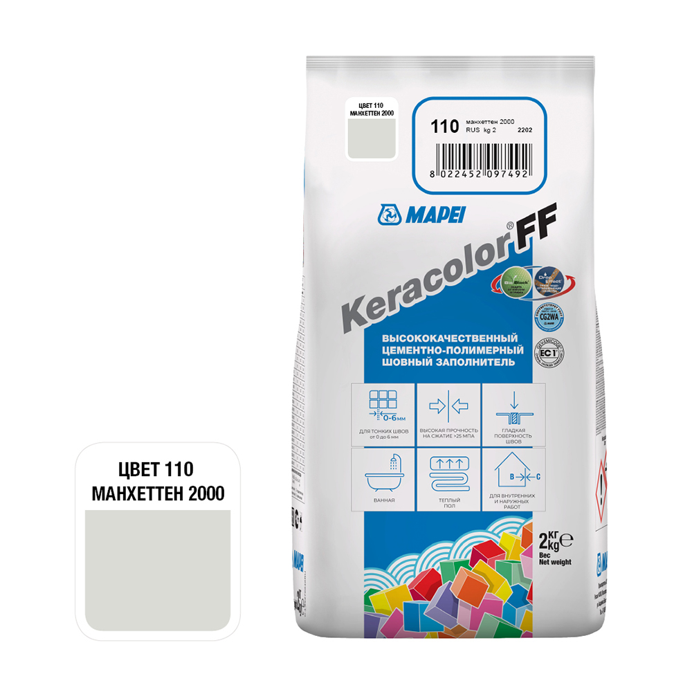 ������ ������ ������� ��������� Mapei Keracolor FF 110 ��������� 2 ��   ����