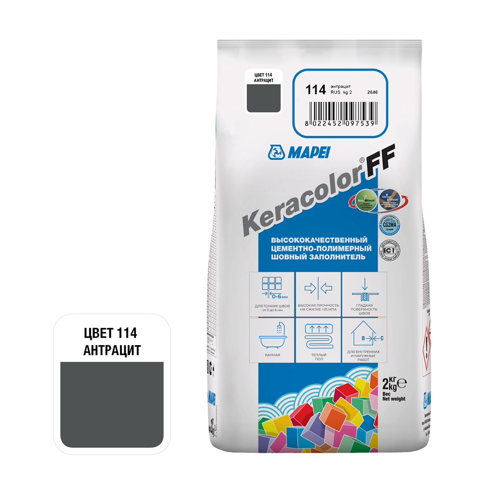 ������ ������ ������� ��������� Mapei Keracolor FF 114 �������� 2 ��   ����