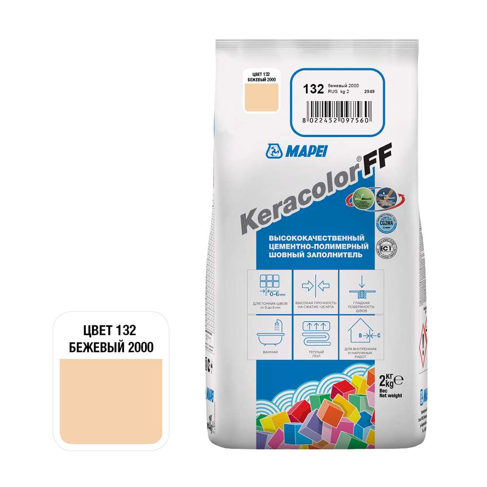 ������ ������ ������� ��������� Mapei Keracolor FF 132 ������� 2 ��   ����