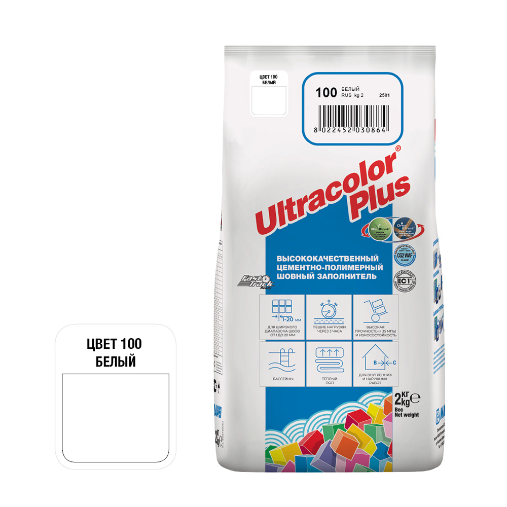 ������ ������ ������� ��������� Mapei Ultracolor Plus 100 ����� 2 ��   ����