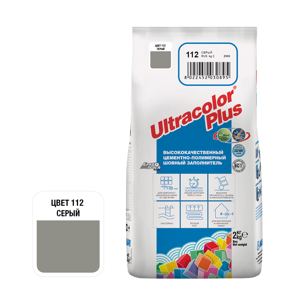 ������ ������ ������� ��������� Mapei Ultracolor Plus 112 ����� 2 ��   ����