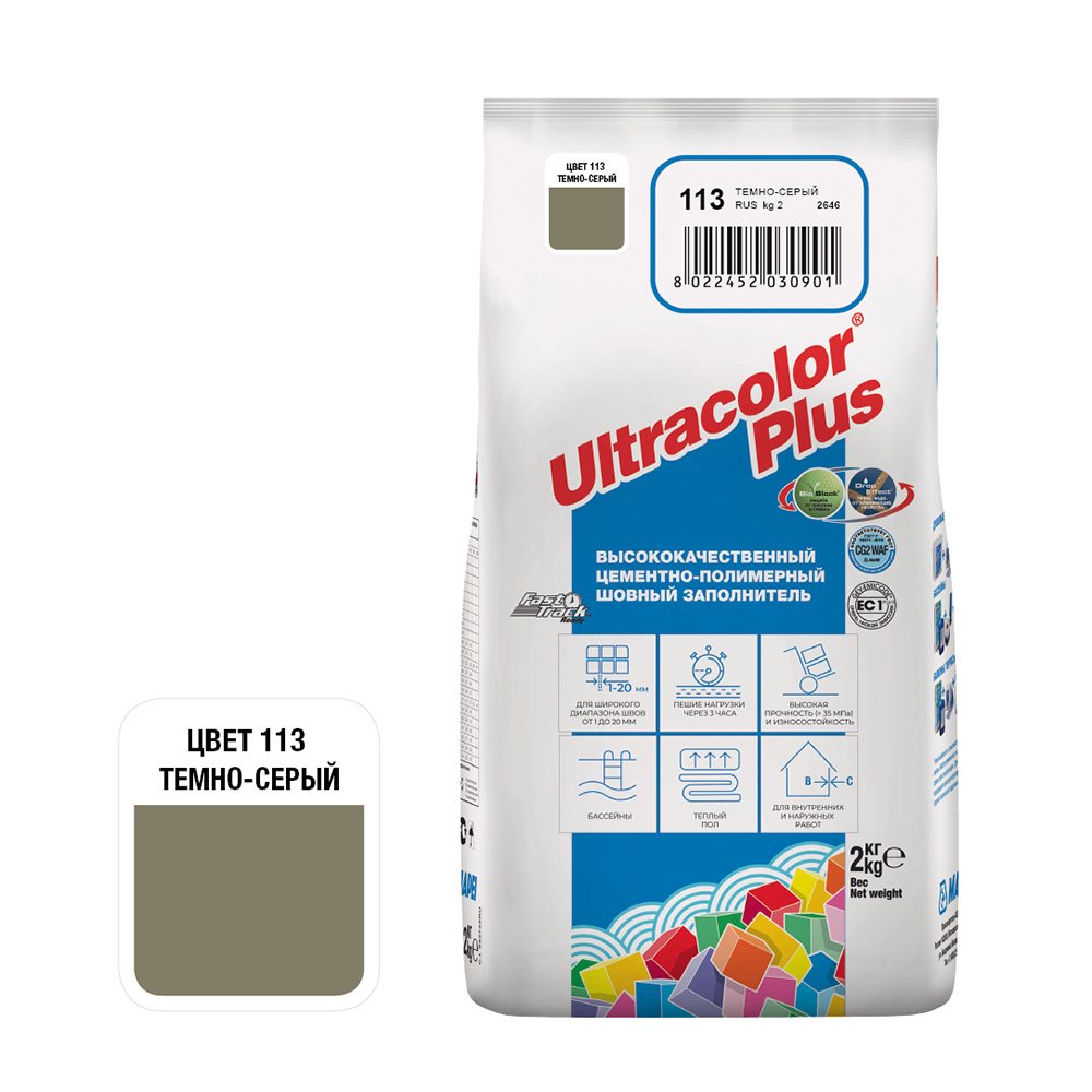 ������ ������ ������� ��������� Mapei Ultracolor Plus 113 �����-����� 2 ��   ����