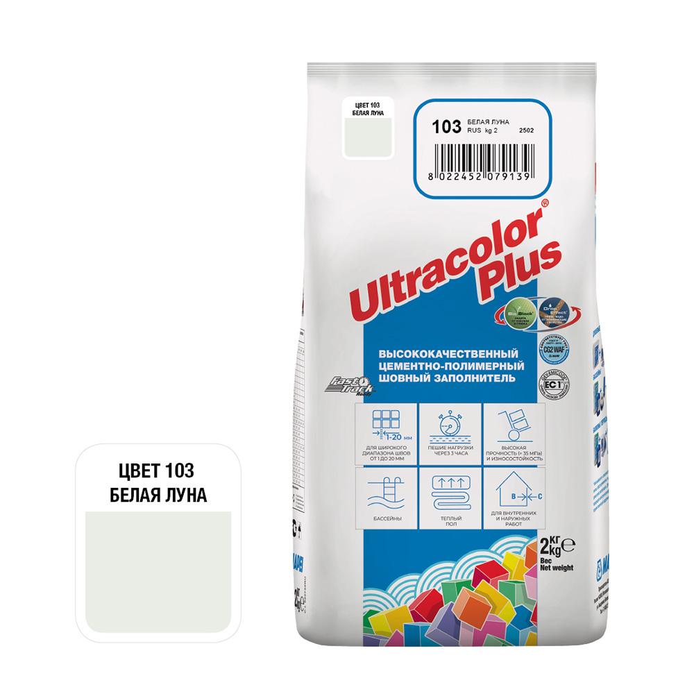 ������ ������ ������� ��������� Mapei Ultracolor Plus 103 ����� ���� 2 ��   ����