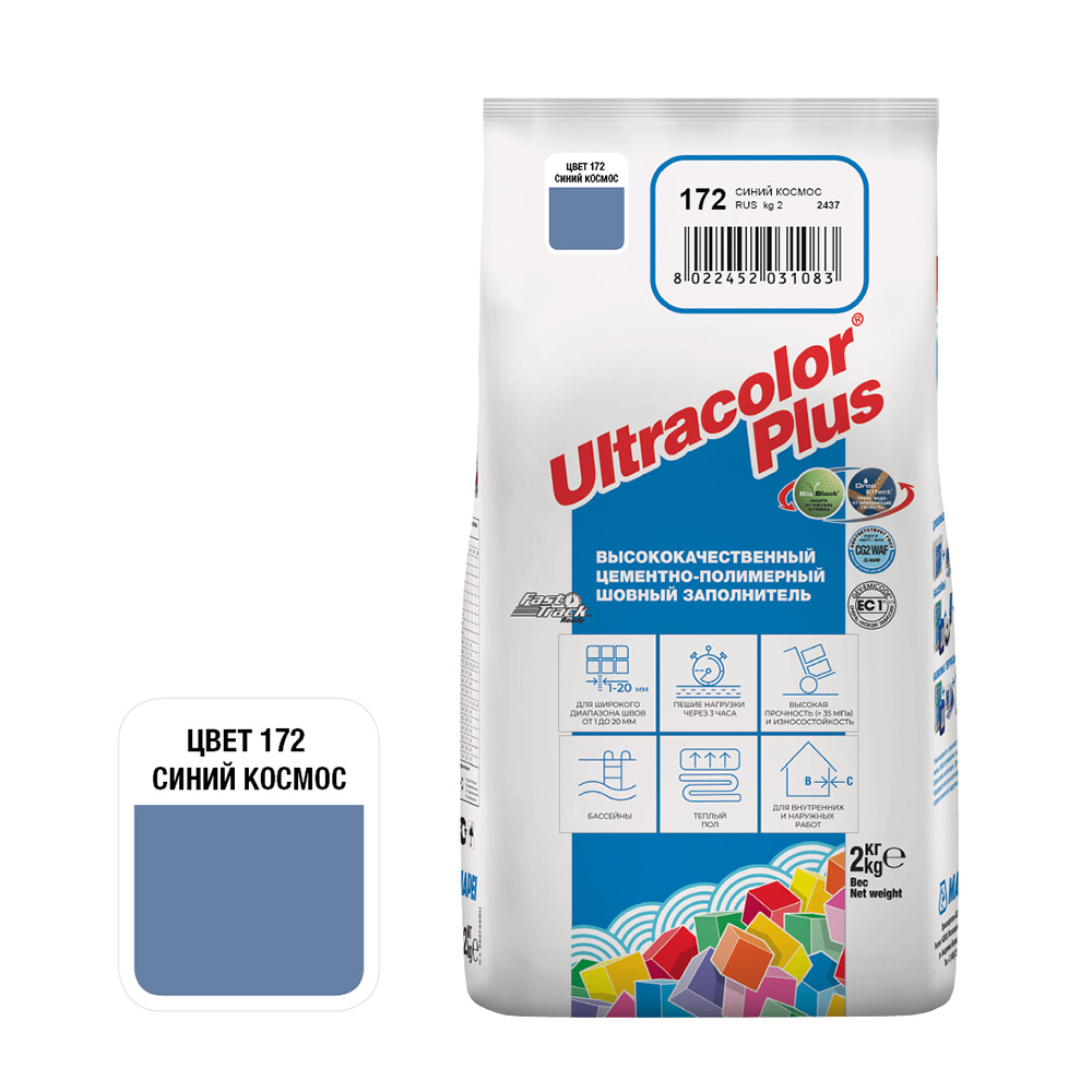 ������ ������ ������� ��������� Mapei Ultracolor Plus 172 ����� ������ 2 ��   ����