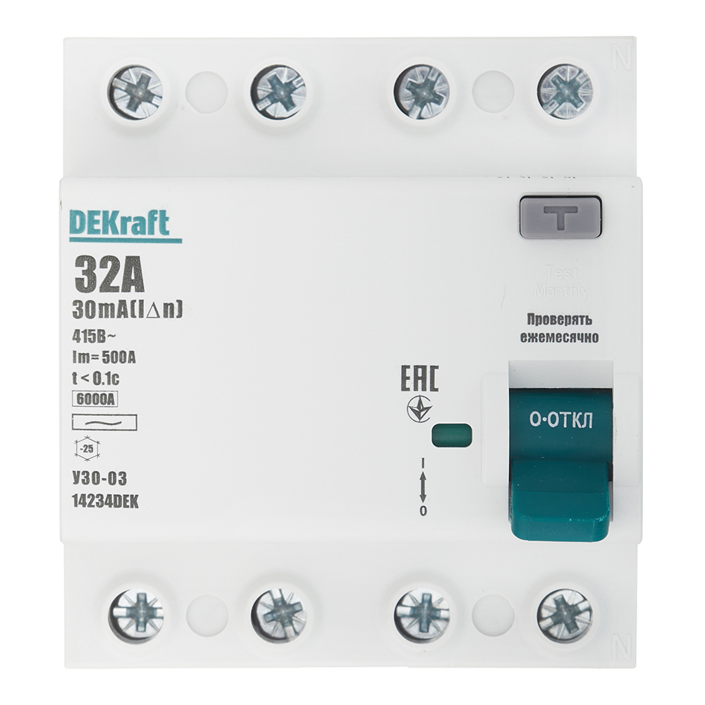 ������ ������ ��� Dekraft ���-03 32� 3P+N ��� AC 30 �� 6 �� ���������� (14234DEK)   ����