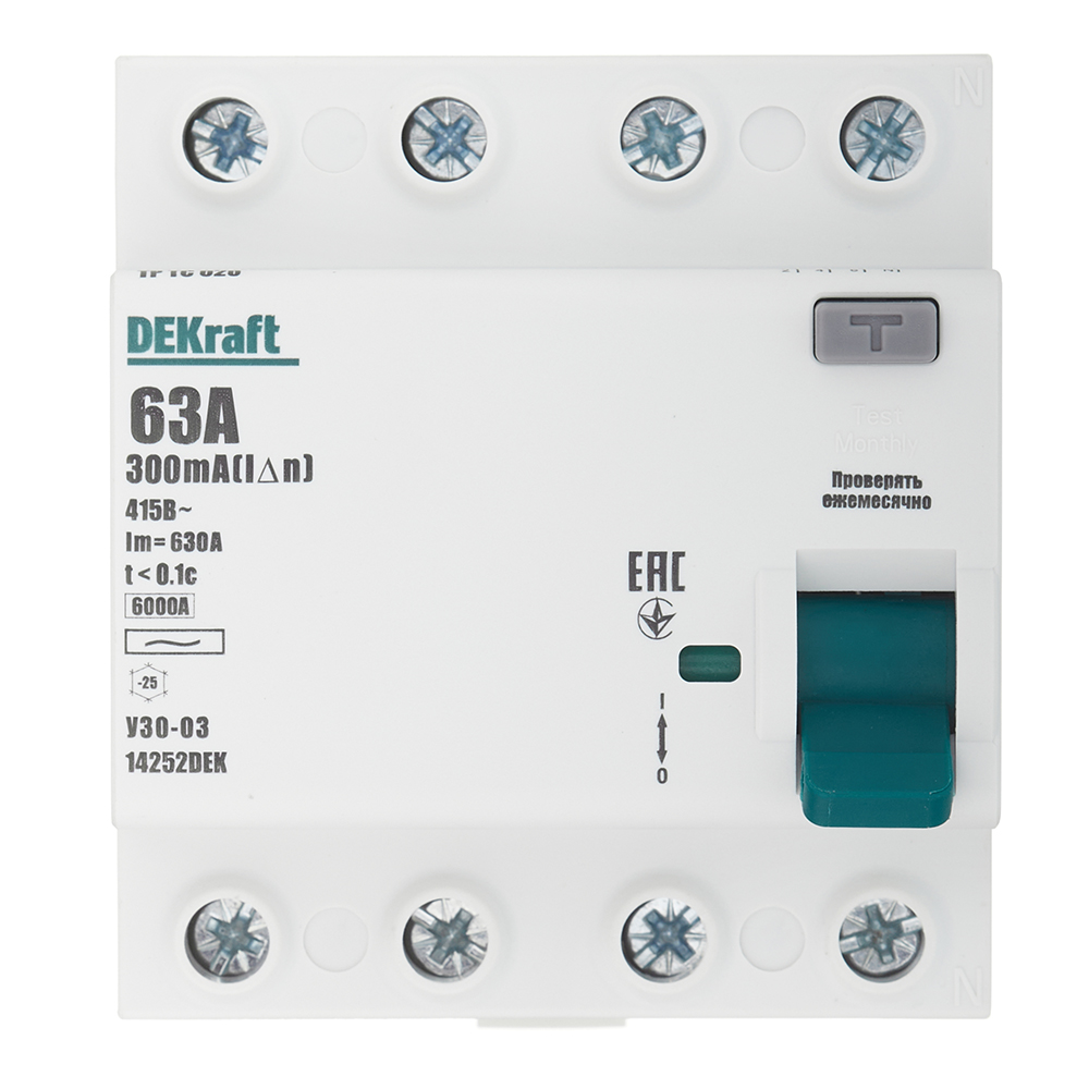 ������ ������ ��� Dekraft ���-03 63� 3P+N ��� AC 300 �� 6 �� ���������� (14252DEK)   ����
