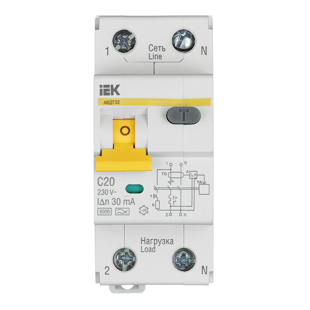 ������ ������ ������� ���������������� IEK Karat ����-32 20� 1P+N ��� A 30 �� 6 �� (MAD22-5-020-C-30)   ����
