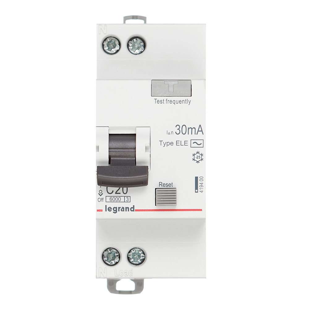 ������ ������ ������� ���������������� Legrand RX3 20� 1P+N ��� AC 30 �� 6 �� (419400)   ����