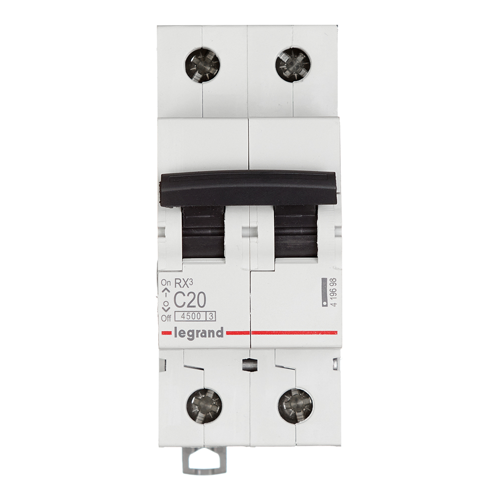 ������ ������ �������������� ����������� ��������� Legrand RX3 2P 20� ��� C 4,5 �� 230/400 � (419698)   ����