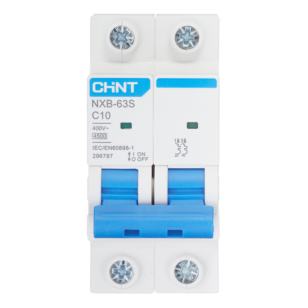������ ������ �������������� ����������� ��������� Chint NXB-63S 2P 10� ��� C 4,5 �� 400 � (296787 Chint)   ����